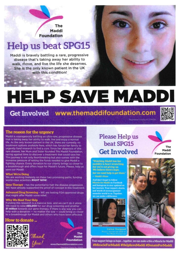 Year 7 Students to Support The Maddi Foundation in Special Fundraising Event